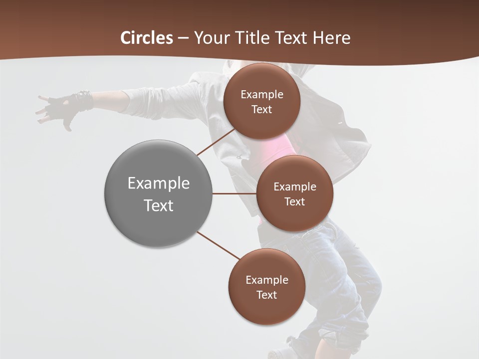 Breakdance  Girl PowerPoint Template