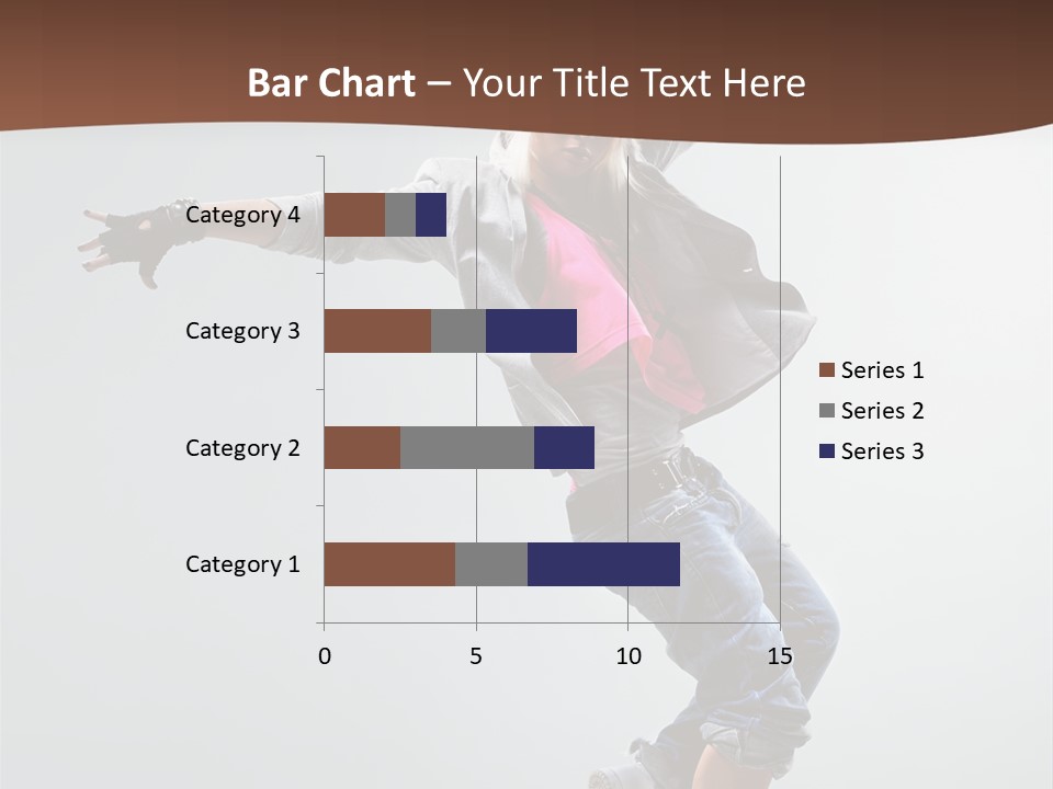 Breakdance  Girl PowerPoint Template