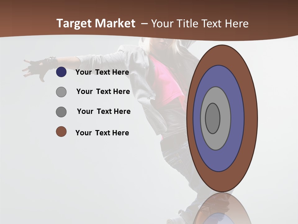 Breakdance  Girl PowerPoint Template