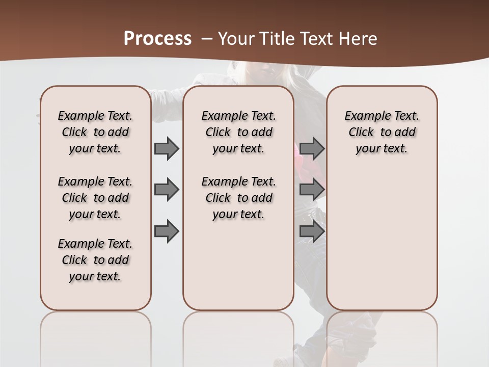 Breakdance  Girl PowerPoint Template