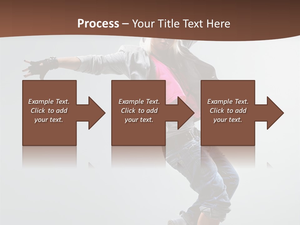 Breakdance  Girl PowerPoint Template