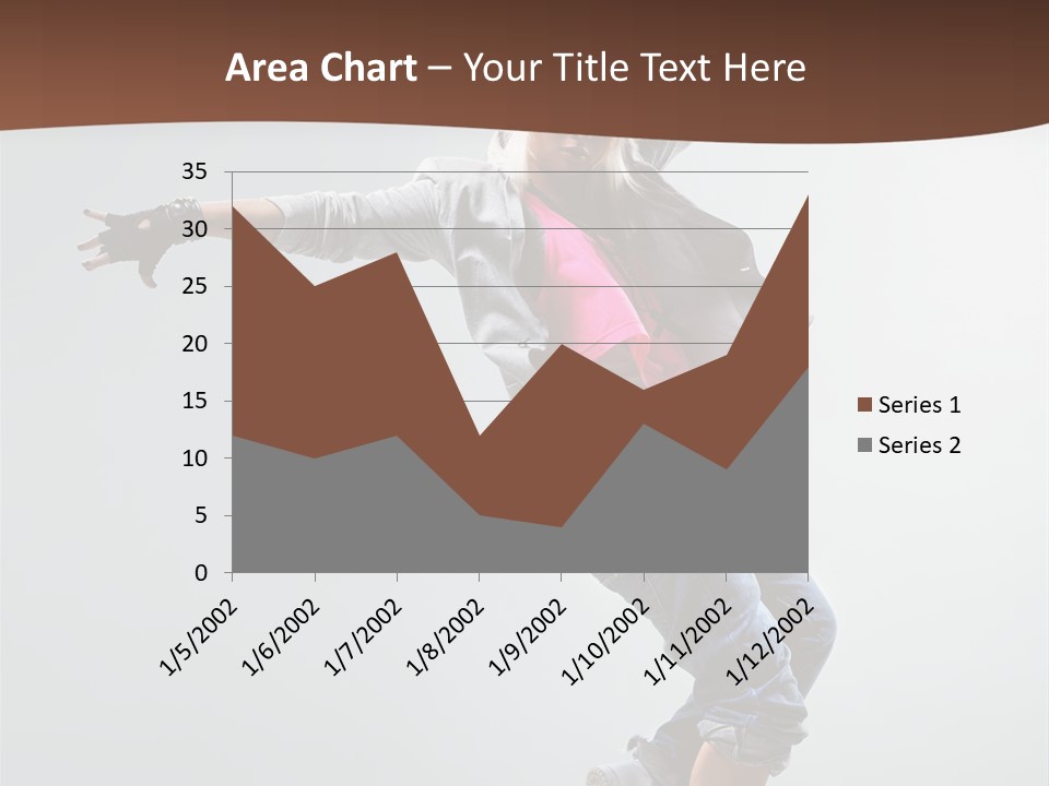 Breakdance  Girl PowerPoint Template