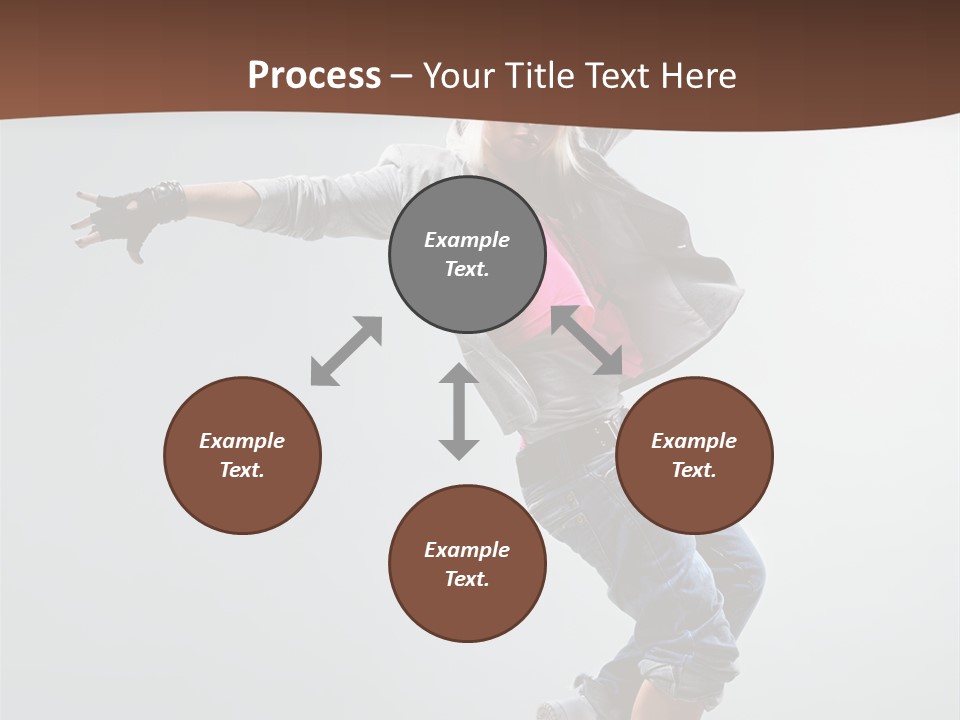 Breakdance  Girl PowerPoint Template