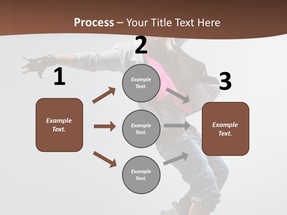 Breakdance  Girl PowerPoint Template