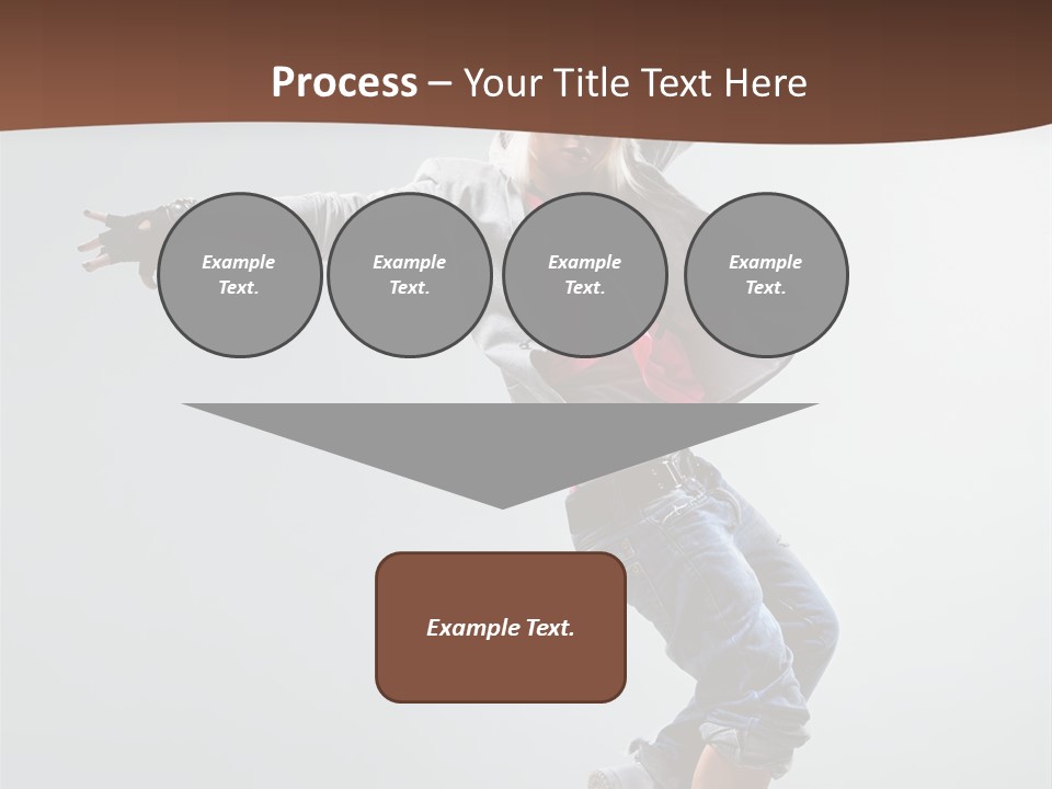 Breakdance  Girl PowerPoint Template