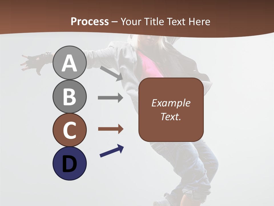 Breakdance  Girl PowerPoint Template