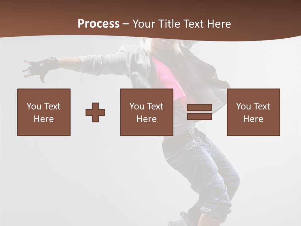 Breakdance  Girl PowerPoint Template