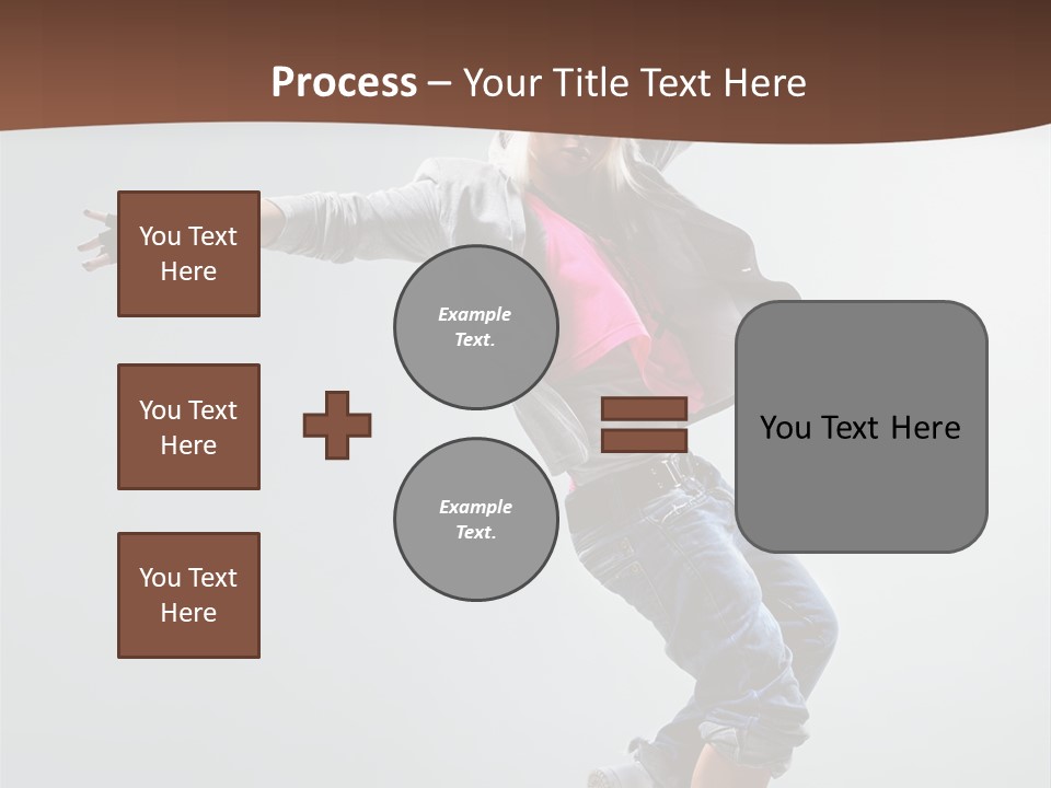 Breakdance  Girl PowerPoint Template