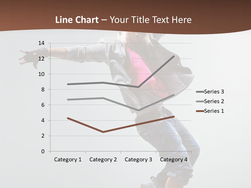 Breakdance  Girl PowerPoint Template