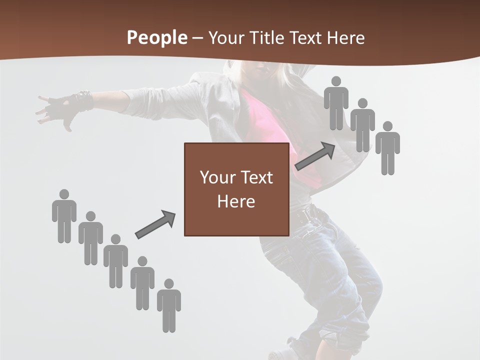 Breakdance  Girl PowerPoint Template