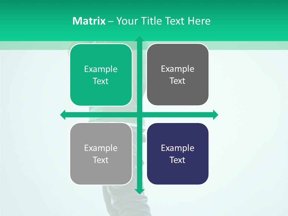 Fashion Posing Young PowerPoint Template