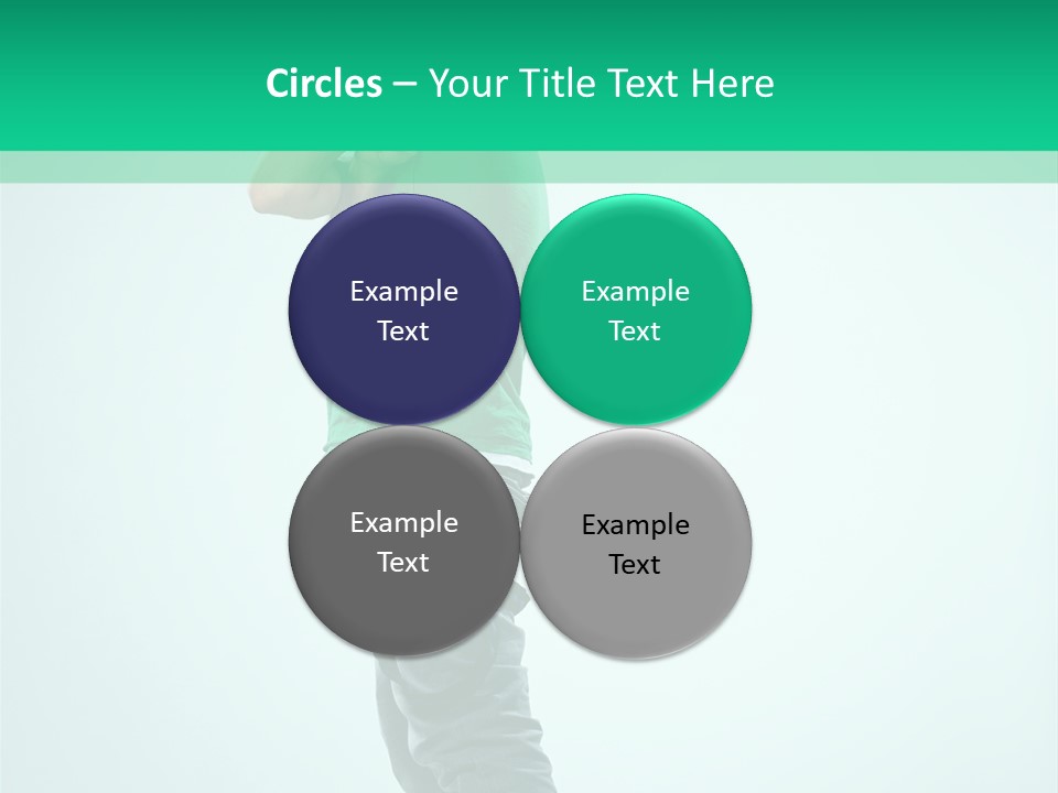 Fashion Posing Young PowerPoint Template