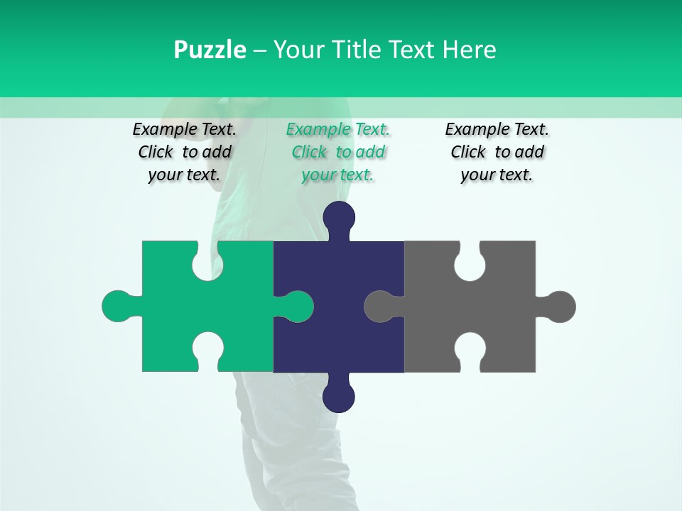 Fashion Posing Young PowerPoint Template