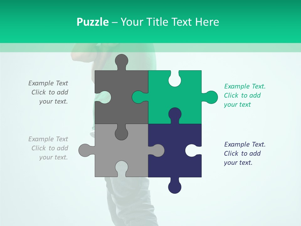 Fashion Posing Young PowerPoint Template