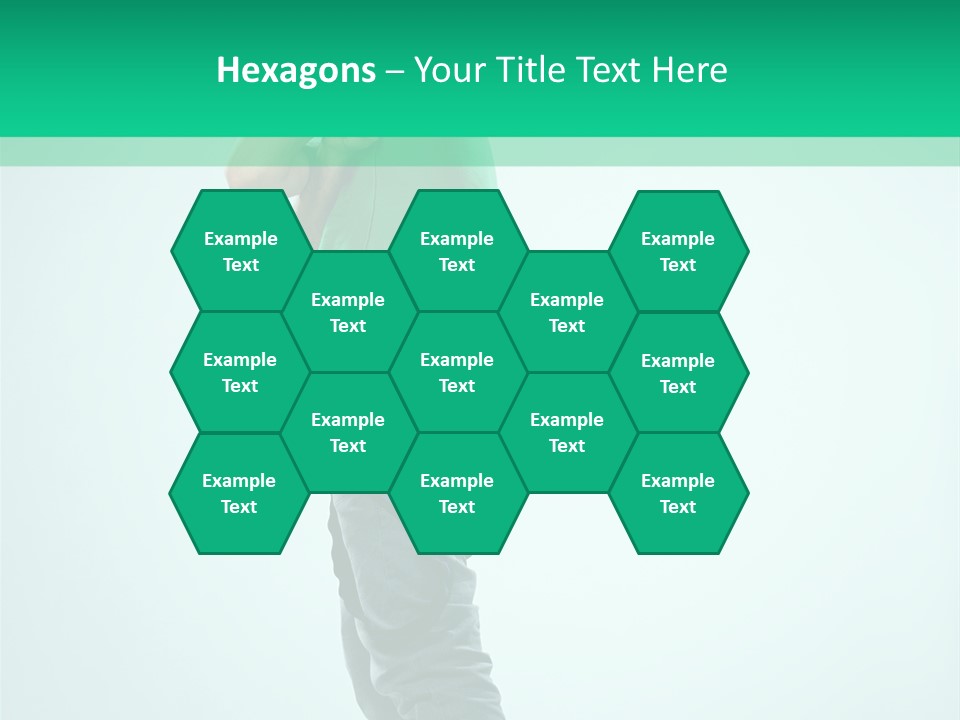 Fashion Posing Young PowerPoint Template