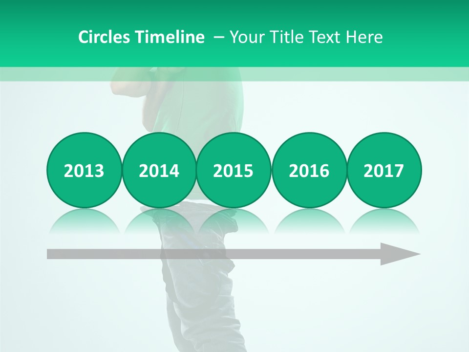 Fashion Posing Young PowerPoint Template