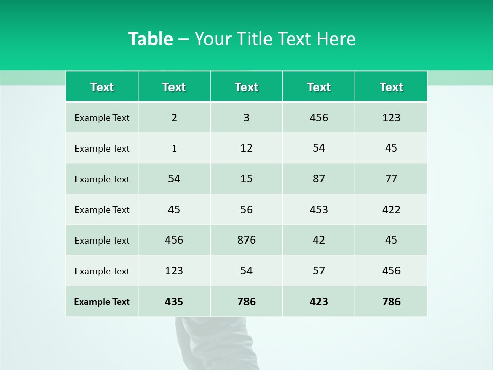 Fashion Posing Young PowerPoint Template