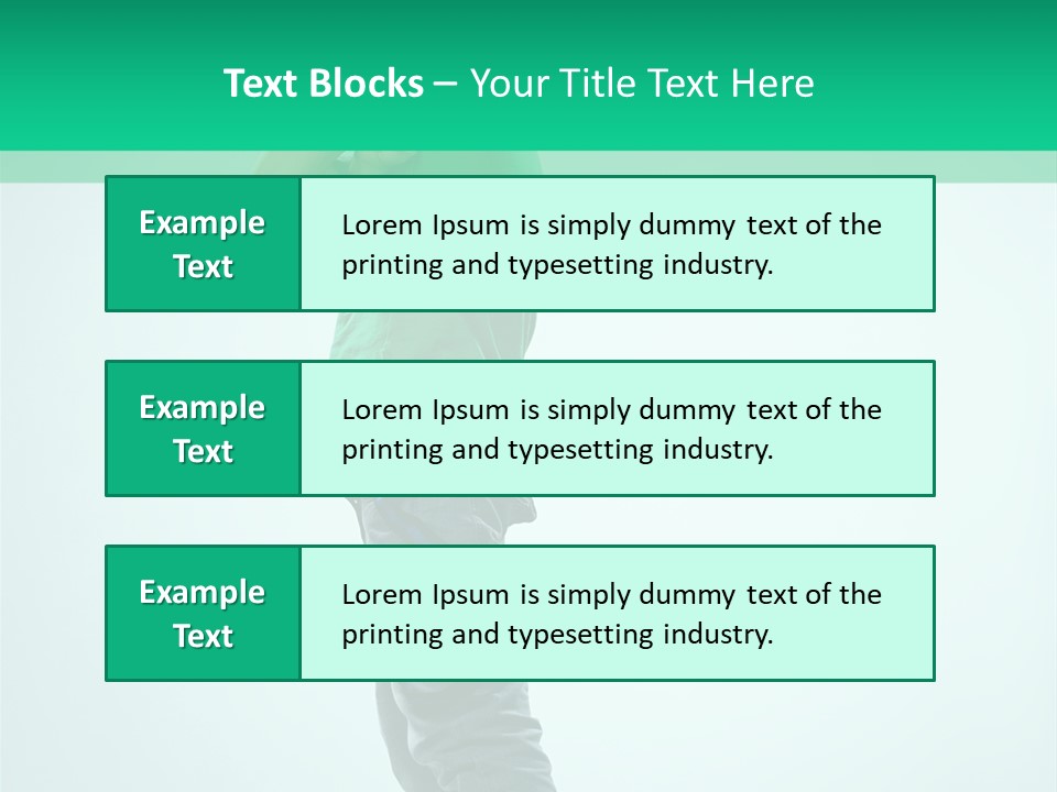 Fashion Posing Young PowerPoint Template