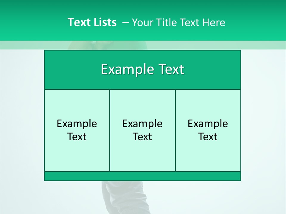 Fashion Posing Young PowerPoint Template