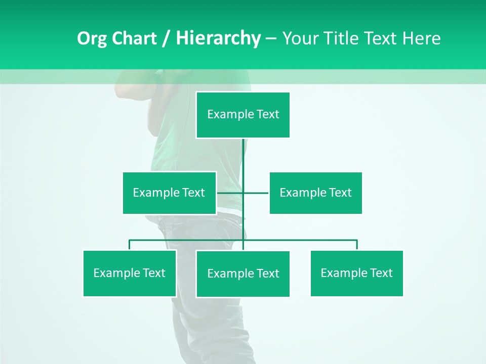 Fashion Posing Young PowerPoint Template