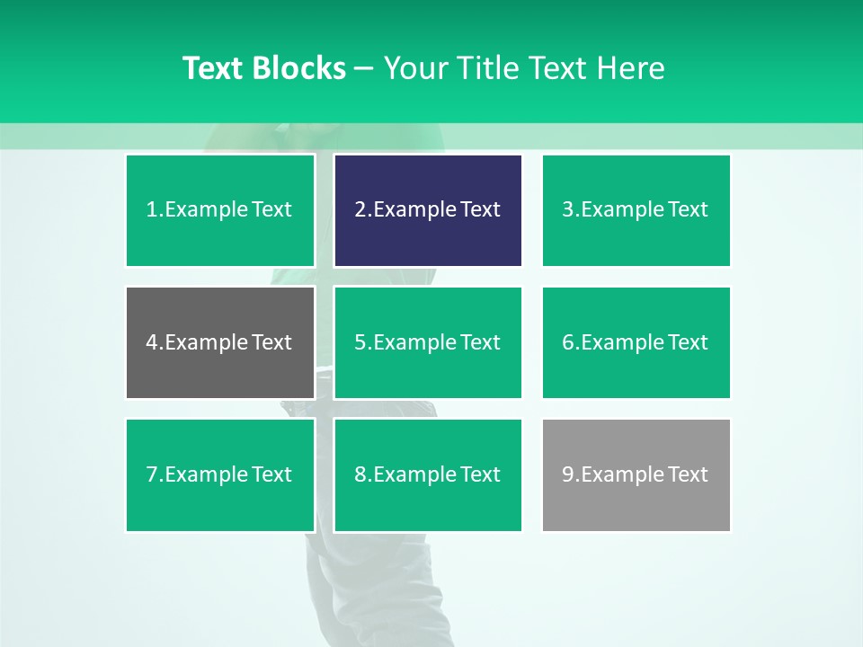 Fashion Posing Young PowerPoint Template