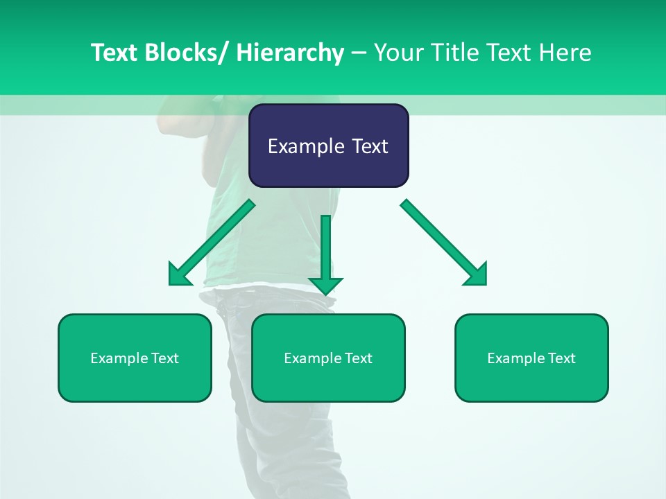 Fashion Posing Young PowerPoint Template