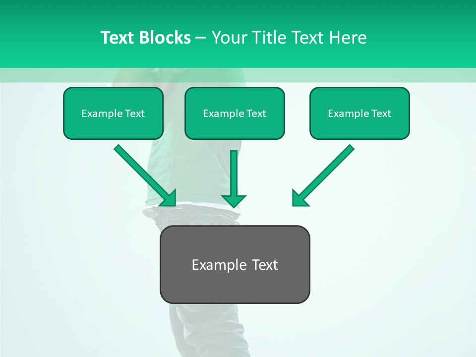 Fashion Posing Young PowerPoint Template