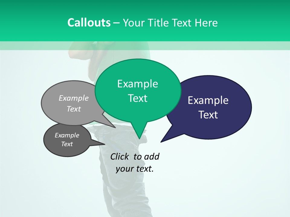 Fashion Posing Young PowerPoint Template