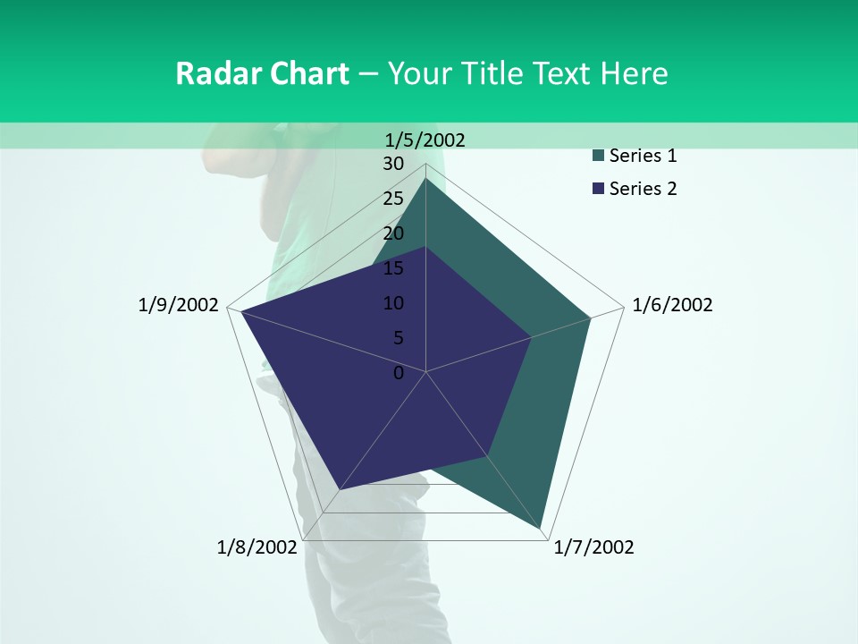 Fashion Posing Young PowerPoint Template