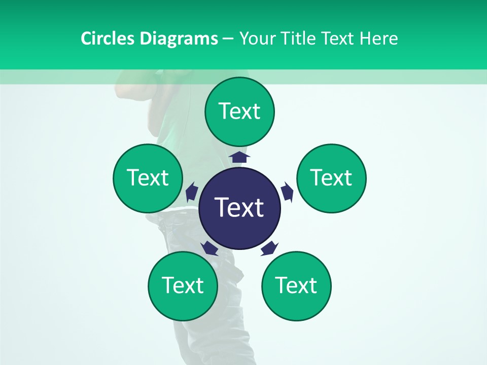 Fashion Posing Young PowerPoint Template