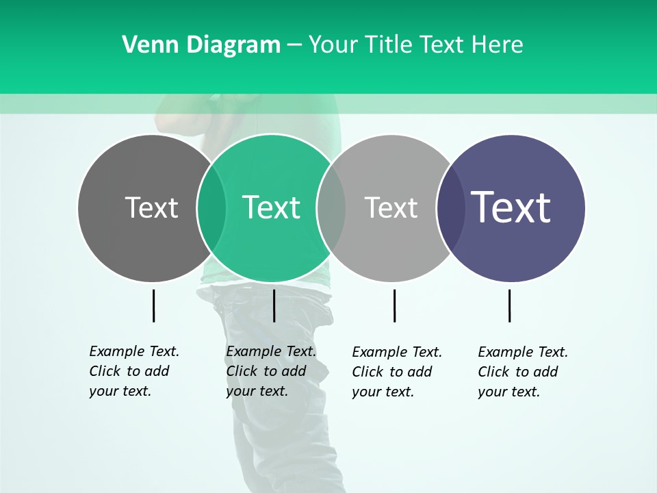 Fashion Posing Young PowerPoint Template