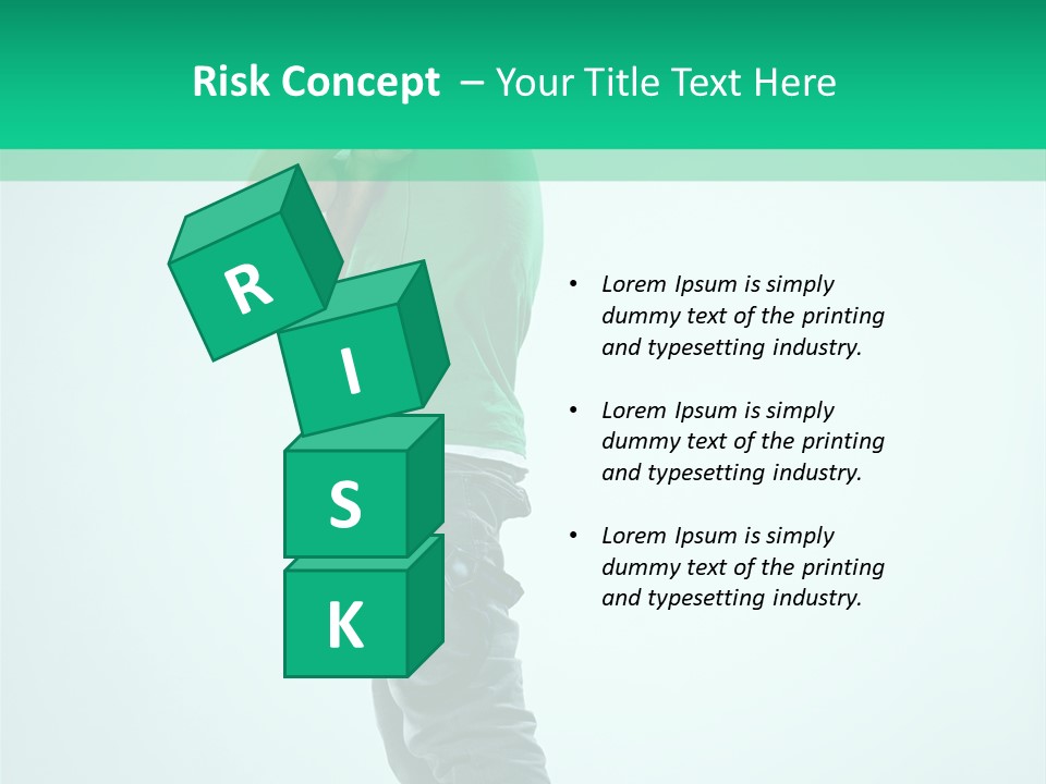 Fashion Posing Young PowerPoint Template