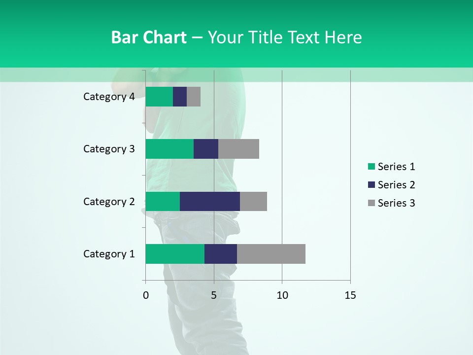Fashion Posing Young PowerPoint Template