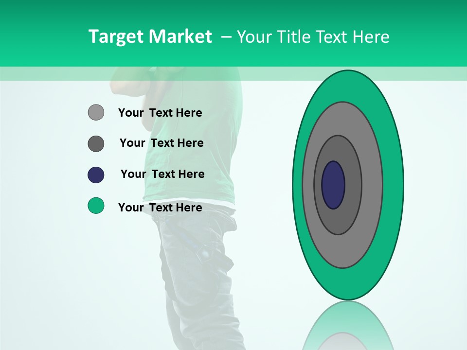 Fashion Posing Young PowerPoint Template