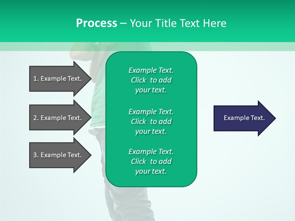 Fashion Posing Young PowerPoint Template