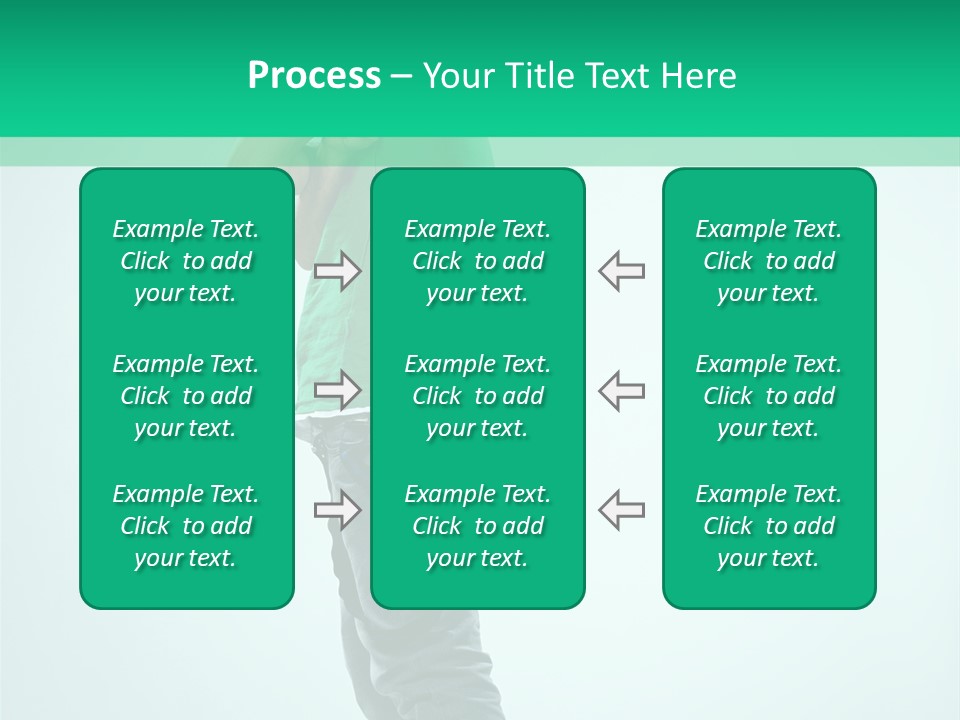 Fashion Posing Young PowerPoint Template