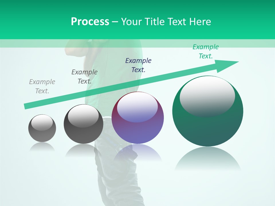 Fashion Posing Young PowerPoint Template