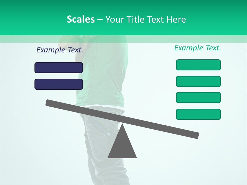 Fashion Posing Young PowerPoint Template