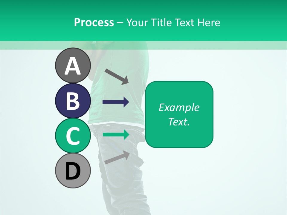 Fashion Posing Young PowerPoint Template