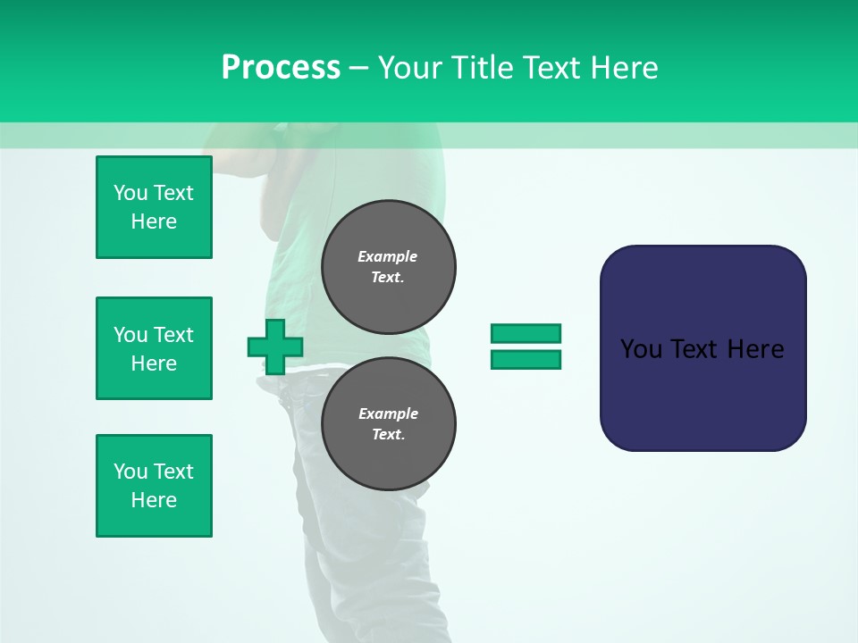 Fashion Posing Young PowerPoint Template