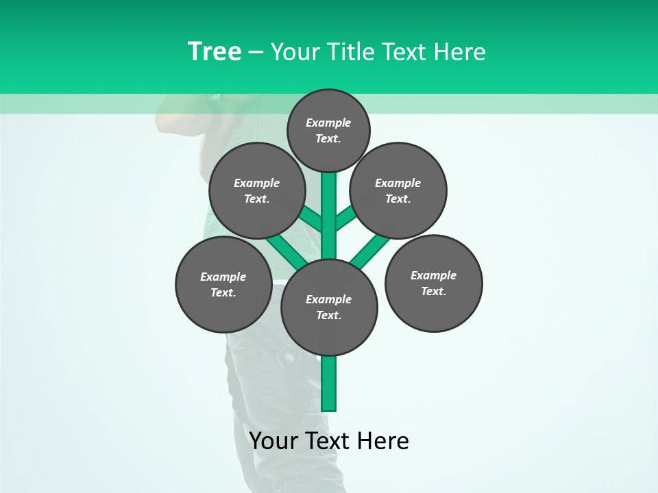 Fashion Posing Young PowerPoint Template