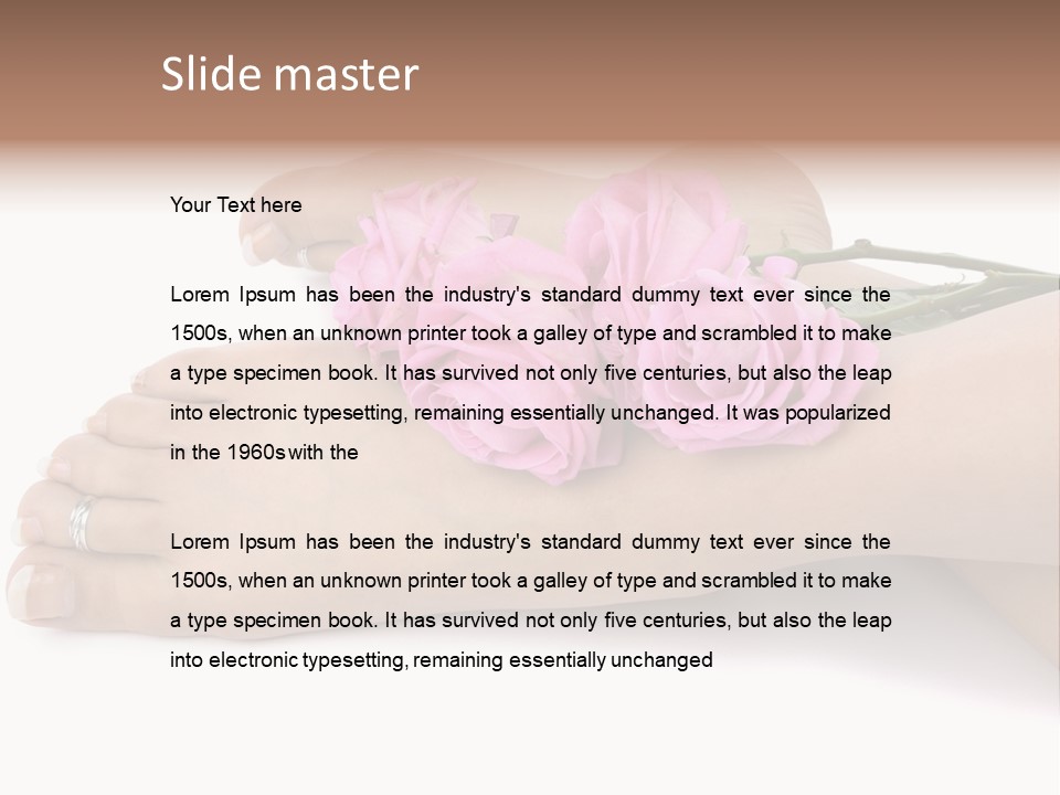 Hygiene Spa Skin PowerPoint Template