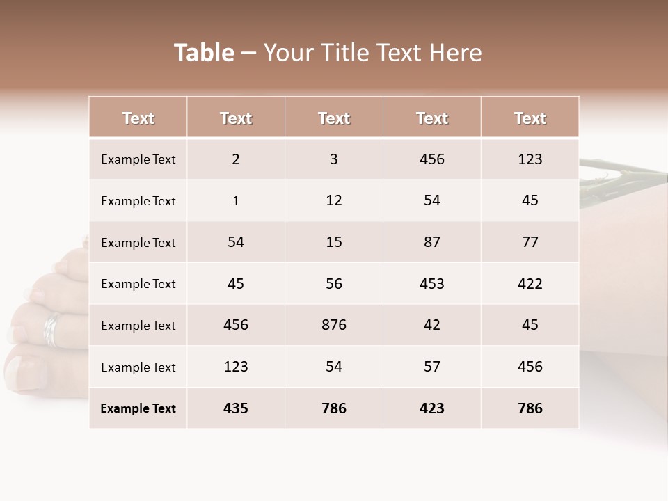 Hygiene Spa Skin PowerPoint Template