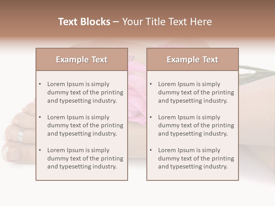 Hygiene Spa Skin PowerPoint Template