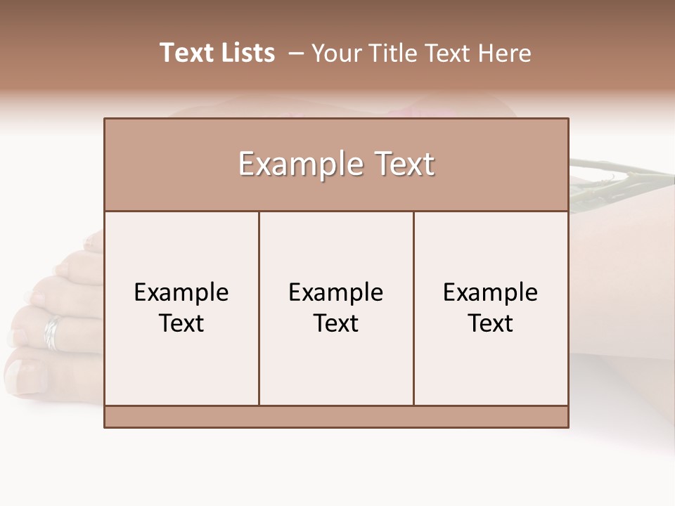 Hygiene Spa Skin PowerPoint Template