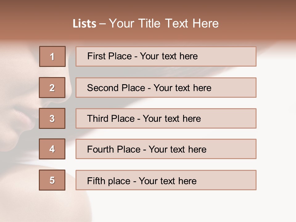 Beauty Healthy Elegance PowerPoint Template