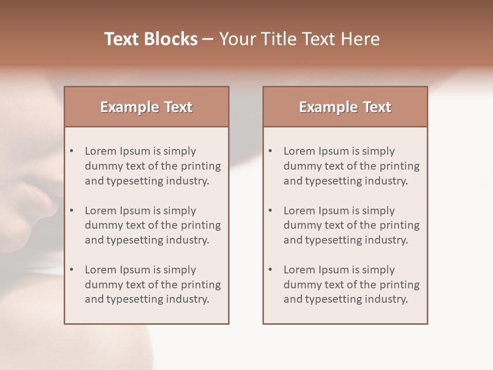 Beauty Healthy Elegance PowerPoint Template