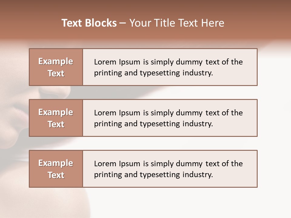 Beauty Healthy Elegance PowerPoint Template