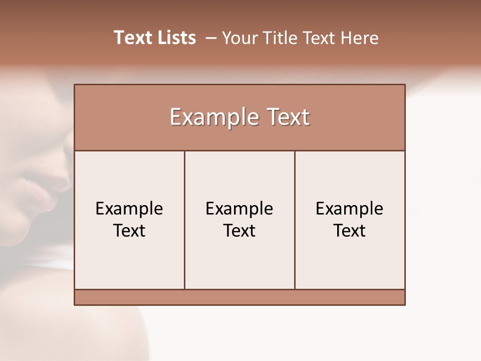 Beauty Healthy Elegance PowerPoint Template