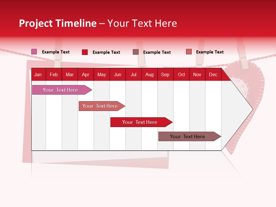 Love Clothespin Holiday PowerPoint Template